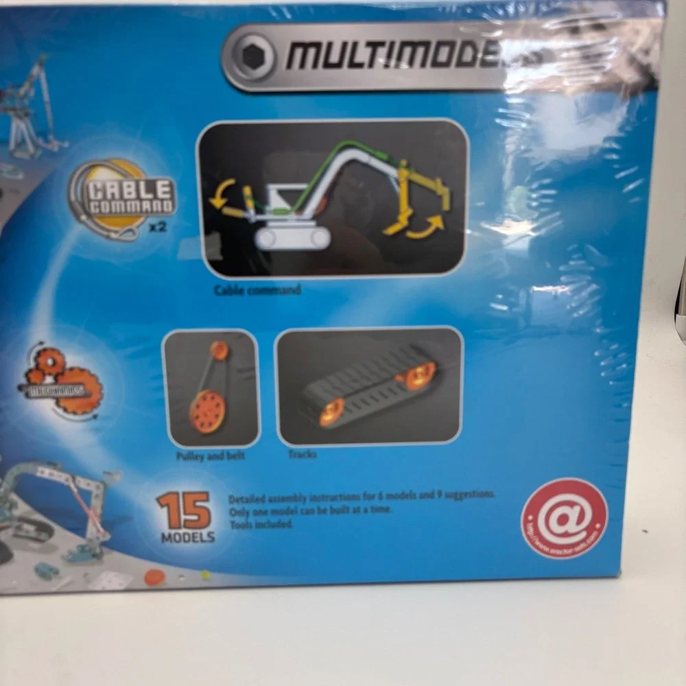 Erector Multimodels 15 Model Set 6515 Cable Command 250+ Parts New Sealed